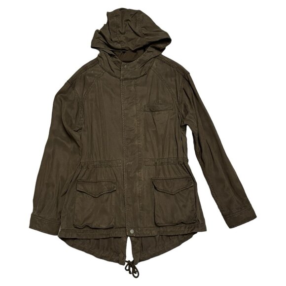 WILFRED FREE Aritzia Army Green Lightweight Military Jacket Womens Medium - Picture 1 of 4